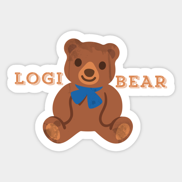 Logan Sargeant aka Logi Bear Logan Sargeant Sticker TeePublic